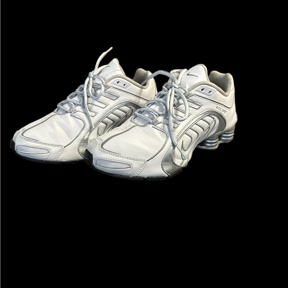 Nike Shox White and Gray Women's Sneakers - Picture 6 of 6